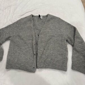 H&M Heather Gray Women's Cardigan
